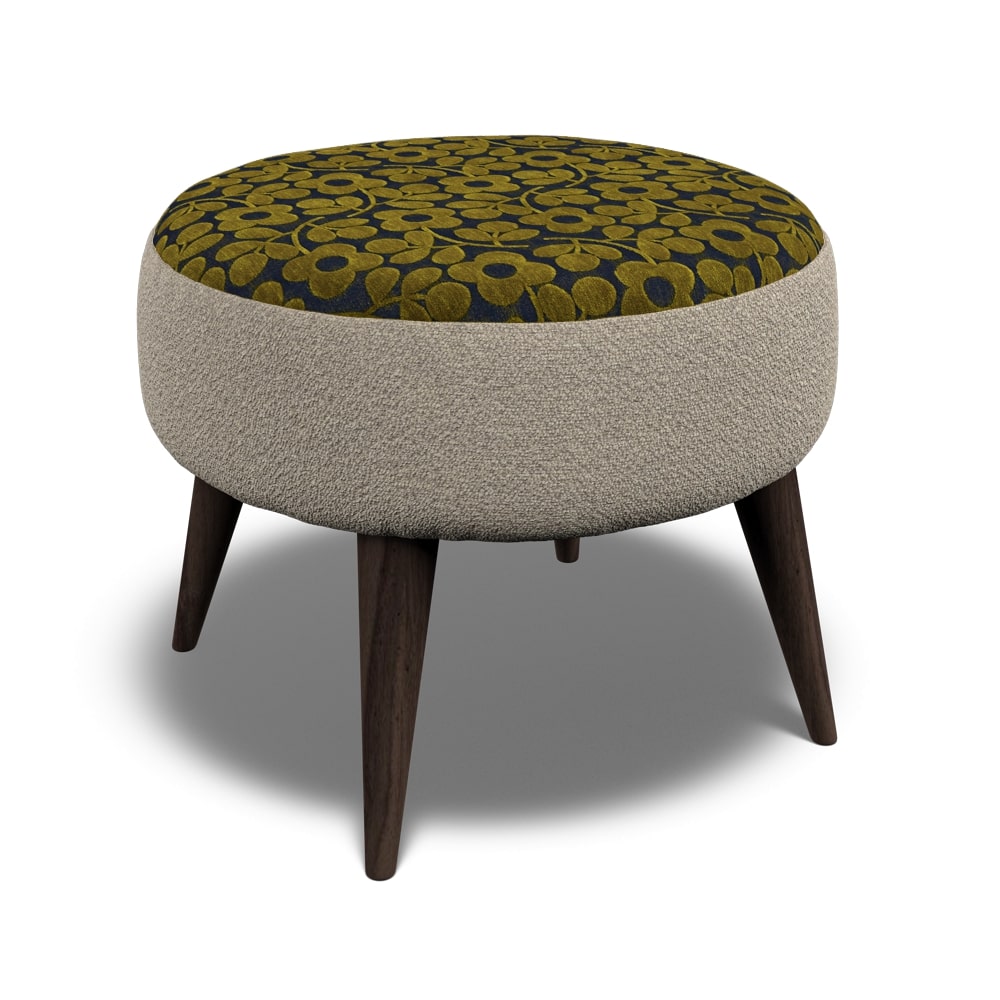 Orla Kiely Roundwood Footstool from Amos Lighting + Home