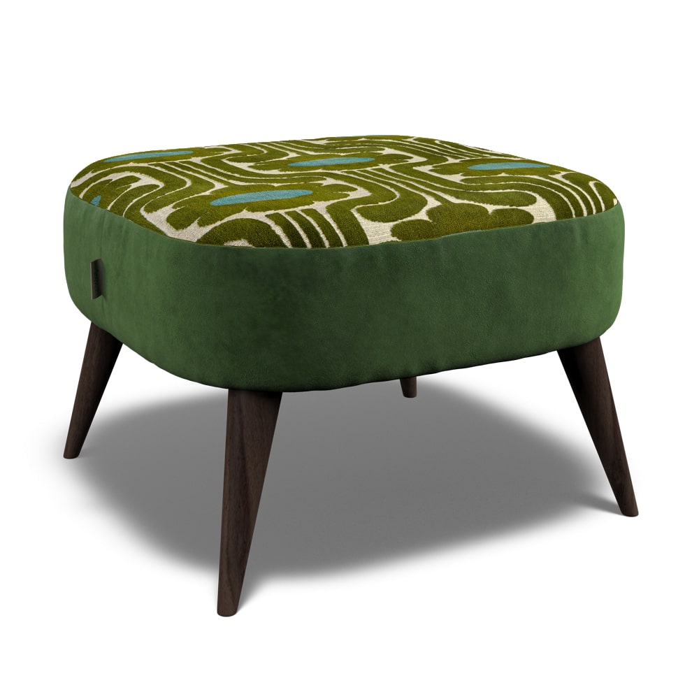 Orla Kiely Leap Footstool from Amos Lighting + Home