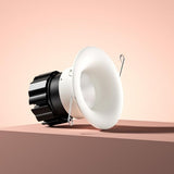 Orluna Curve Recessed Fixed LED Downlight IP65 (Dimmable) –  from Amos Lighting + Home