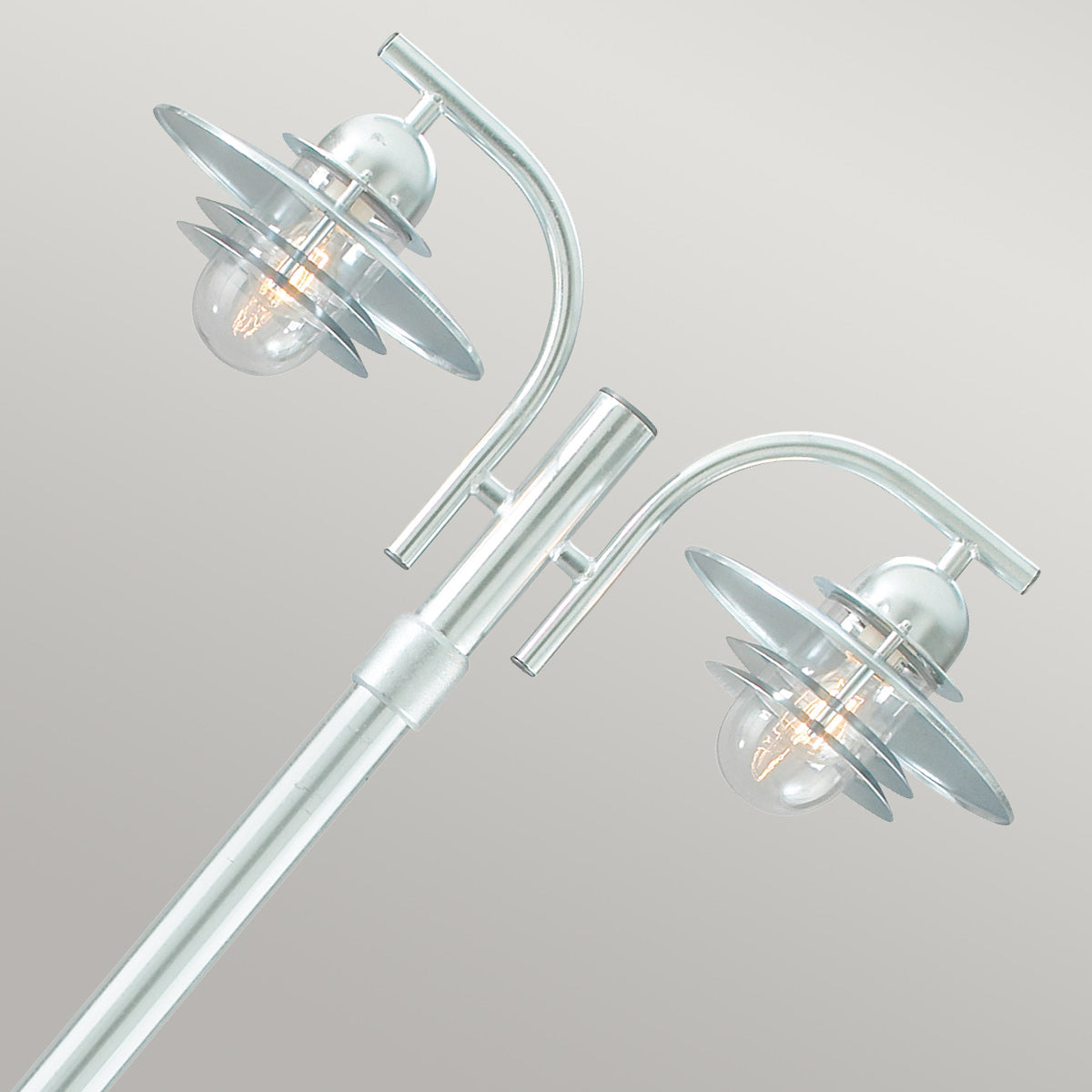 Norlys Oslo 2 Light Lamp Post Galvanised