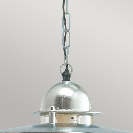 Norlys Oslo Chain Lantern Galvanised