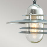 Norlys Oslo Chain Lantern Galvanised