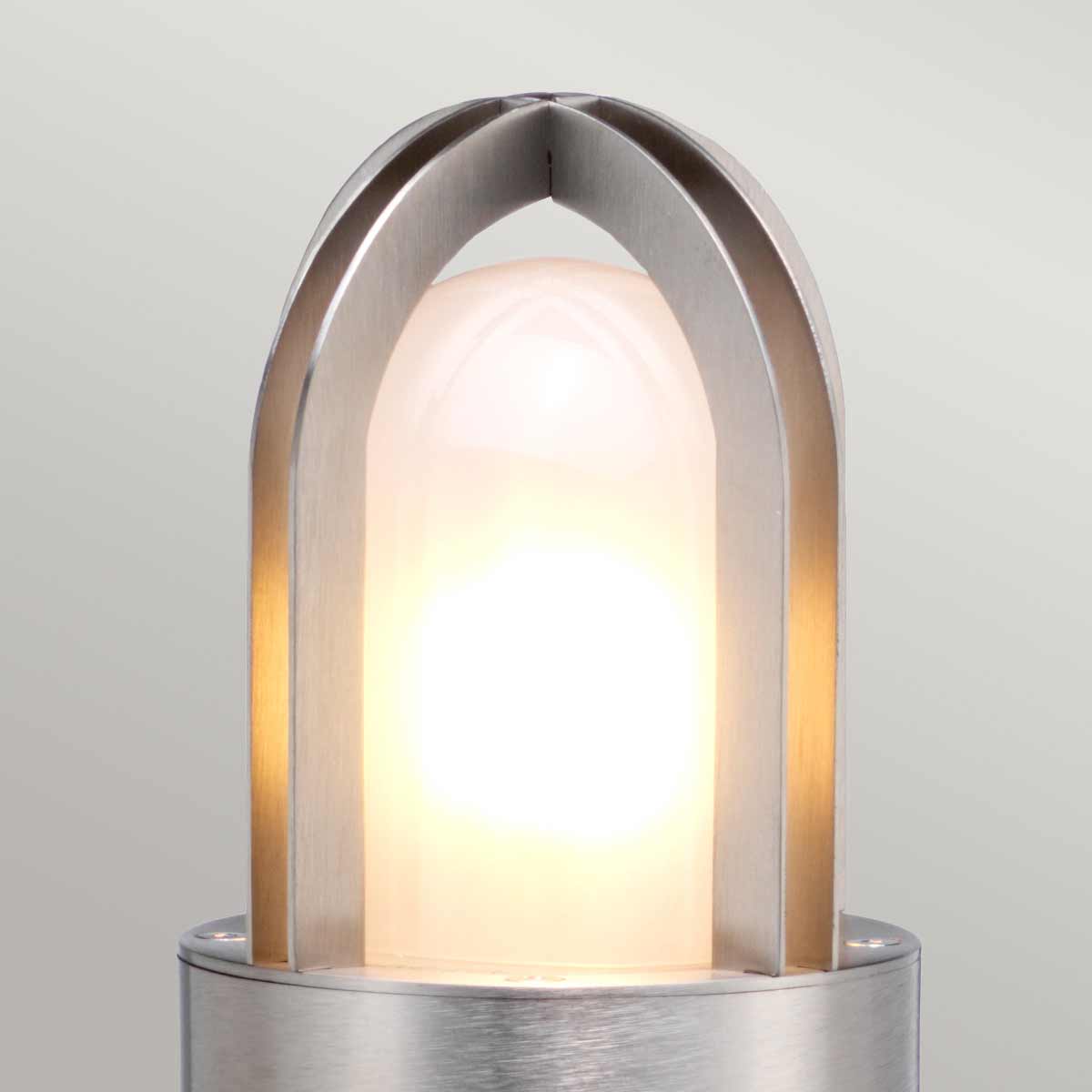Elstead Paignton 1 Light Bollard Silver