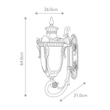 Elstead Philadelphia 3 Light Large Wall Lantern