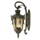 Elstead Philadelphia 3 Light Large Down Wall Lantern