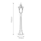 Elstead Philadelphia 1 Light Medium Pillar
