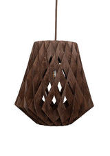 Pilke Signature 28 Pendant Walnut –  from Amos Lighting + Home