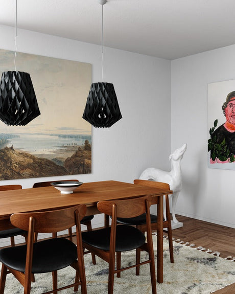 Pilke Signature 36 Pendant Black –  from Amos Lighting + Home