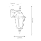 Elstead Parish 1 Light Down Wall Lantern