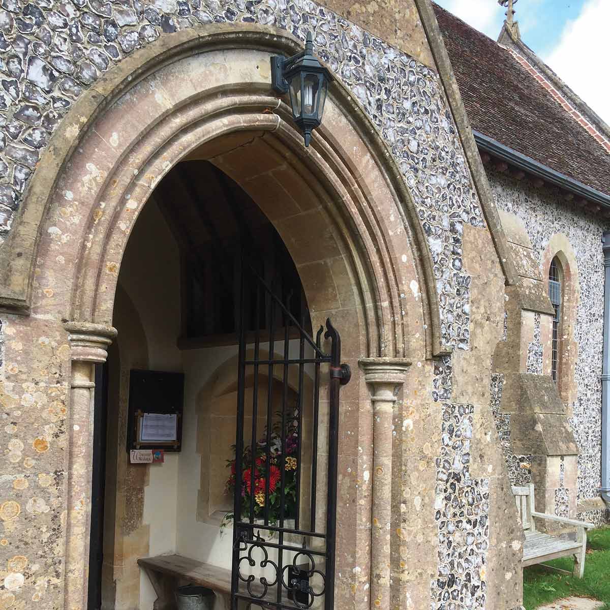 Elstead Parish 1 Light Down Wall Lantern