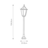 Elstead Parish 1 Light Pillar Lantern