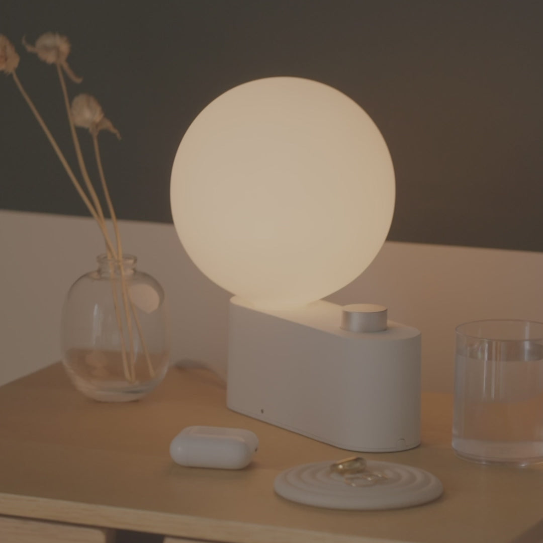 Tala Alumina Table Lamp in Chalk