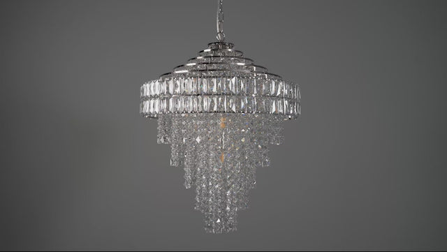 Amos Georgina 7 Light Crystal Chandelier –  from Amos Lighting + Home