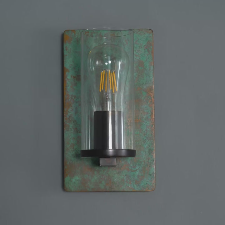 Amos Cattelan Wall Light Verdigris