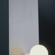 Astro Lyra Bathroom Wall Light Single Gloss Glaze White