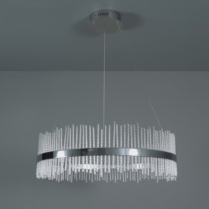 Amos Vanburgh Medium Pendant Chandelier Chrome