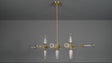 Amos Duchy 13 Light Chandelier Pendant Bar Satin Brass –  from Amos Lighting + Home