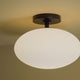 Astro Zeppo Bathroom Ceiling Light Matt Black IP44