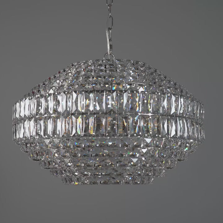 Amos Georgina 5 Light Crystal Chandelier