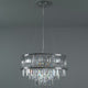 Amos Concave 9 Light Crystal Chandelier