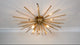 Amos Sandridge Flush Ceiling Light Antique Brass –  from Amos Lighting + Home