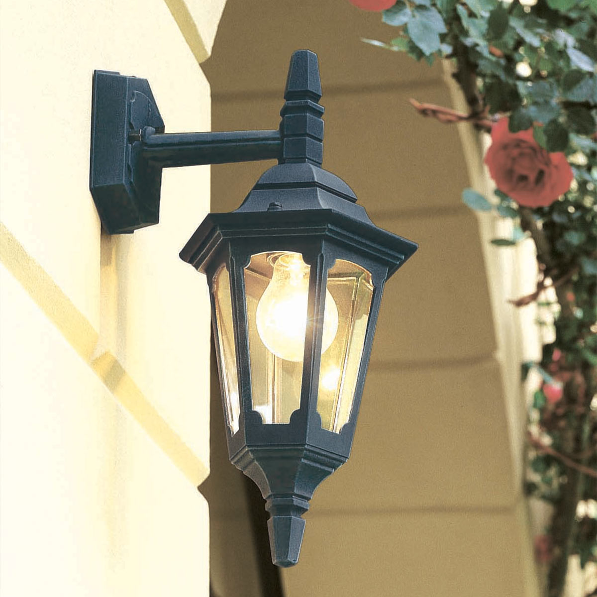 Elstead Parish Mini 1 Light Down Wall Lantern