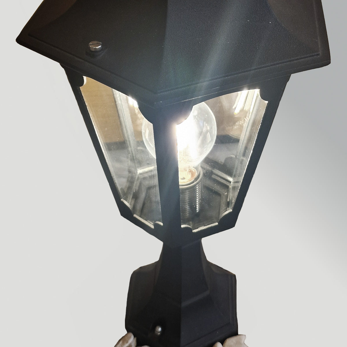 Elstead Parish Mini 1 Light Pedestal Lantern