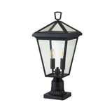 Quintiesse Alford 2 Light Outdoor Pedestal Lantern IP44 –  from Amos Lighting + Home