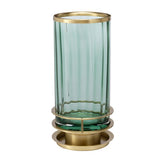 Quintiesse Arno Table Lamp Green & Aged Brass –  from Amos Lighting + Home