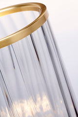 Quintiesse Arno Table Lamp Smoke & Aged Brass –  from Amos Lighting + Home