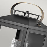 Quintiesse Atwater Medium Wall Lantern, Black IP44 –  from Amos Lighting + Home