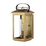 Quintiesse Atwater Medium Wall Lantern, Painted Distressed Brass IP44 –  from Amos Lighting + Home