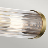 Quintiesse Azores 2 lt Bathroom Wall Light Natural Brass IP44 –  from Amos Lighting + Home