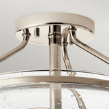 Quintiesse Belle 3 Light Semi-Flush Mount Polished Nickel –  from Amos Lighting + Home