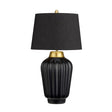 Quintiesse Bexley Table Lamp Black & Brushed Brass –  from Amos Lighting + Home