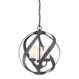 Quintiesse Blacksmith 3 lt Ironwork Indoor/Outdoor Chandelier IP44 –  from Amos Lighting + Home