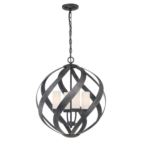 Quintiesse Blacksmith 4 lt Ironwork Indoor/Outdoor Chandelier IP44 –  from Amos Lighting + Home