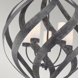 Quintiesse Blacksmith 5 lt Ironwork Indoor/Outdoor Chandelier IP44 –  from Amos Lighting + Home