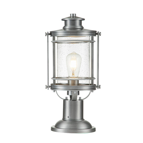 Quintiesse Booker Outdoor Medium Pedestal Lantern Aluminium IP44 –  from Amos Lighting + Home