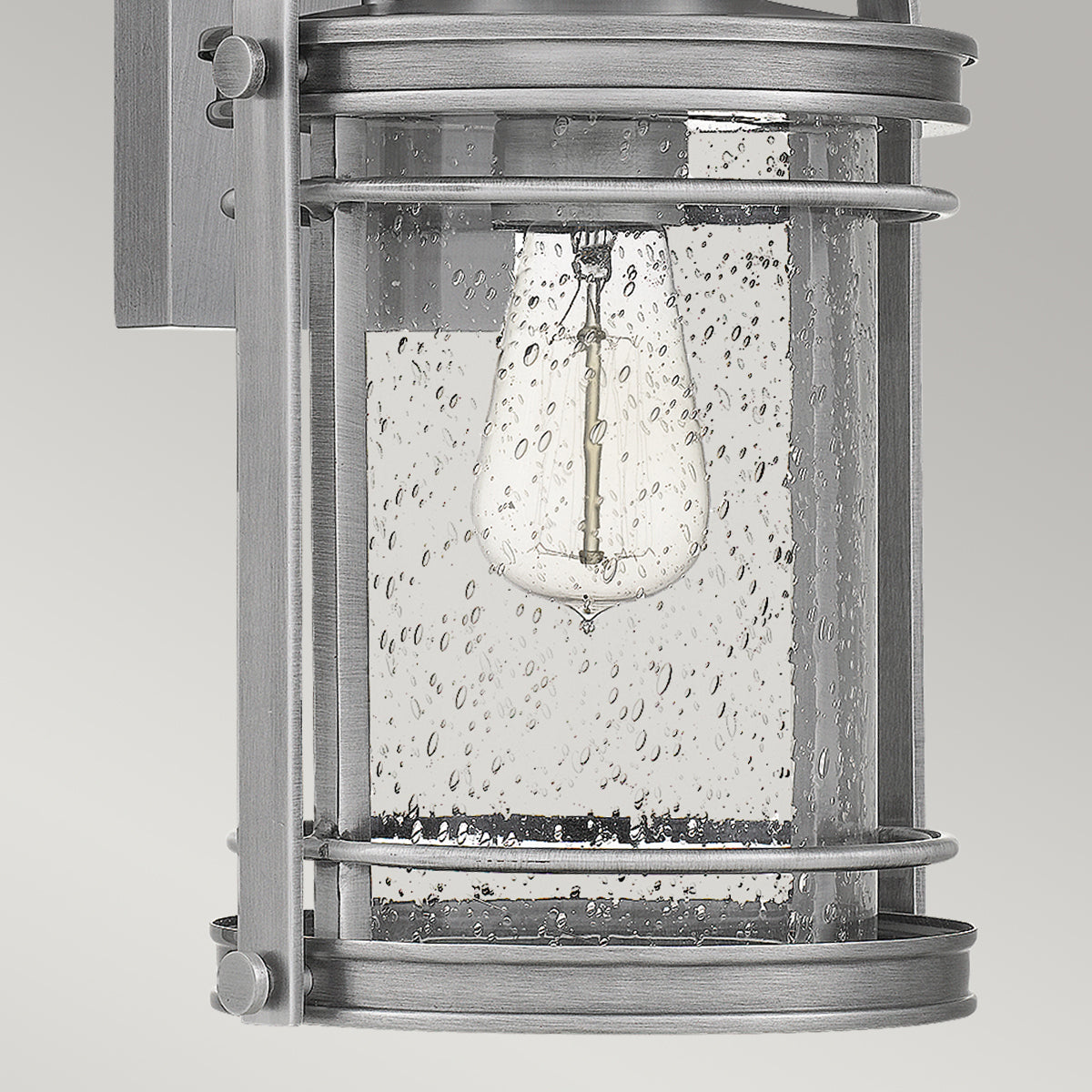 Quintiesse Booker Outdoor Medium Wall Lantern Aluminium IP44 –  from Amos Lighting + Home