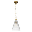 Quintiesse Elmore Single Glass Pendant, Burnished Brass –  from Amos Lighting + Home