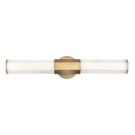 Quintiesse Facet Double Bathroom Wall Light Heritage Brass –  from Amos Lighting + Home