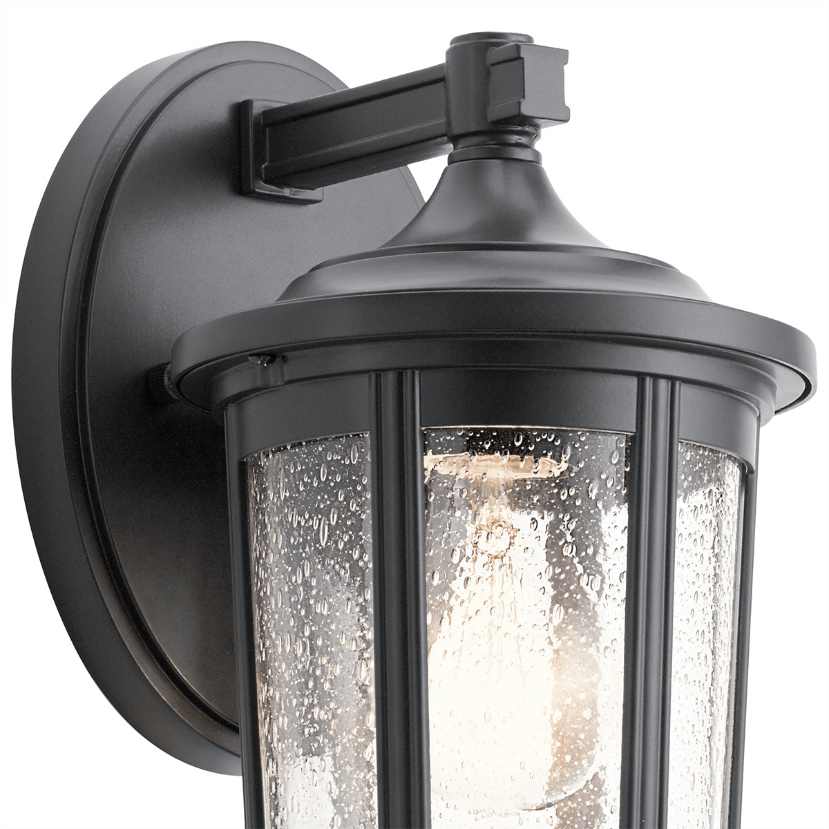 Quintiesse Fairfield Medium Outdoor Wall Lantern Black IP44 –  from Amos Lighting + Home