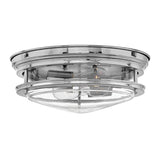 Quintiesse Hadrian Flush Ceiling Light Clear Glass, Chrome –  from Amos Lighting + Home