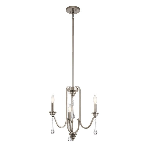 Quintiesse Karlee 3 Light Chandelier –  from Amos Lighting + Home