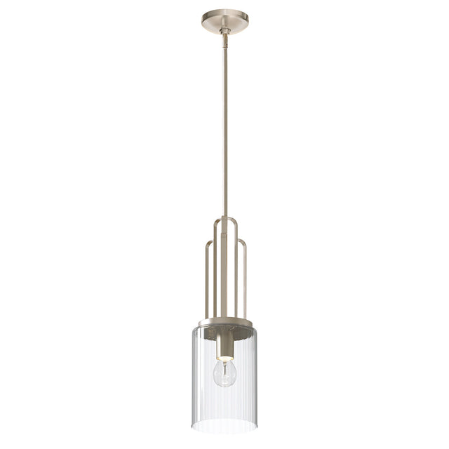 Quintiesse Kimrose Art Deco Mini Pendant Polished Nickel –  from Amos Lighting + Home