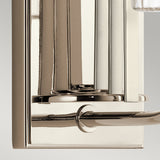 Quintiesse Kimrose Art Deco Wall Light Polished Nickel –  from Amos Lighting + Home