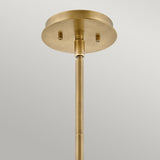 Quintiesse Lotus Single Pendant Heritage Brass –  from Amos Lighting + Home