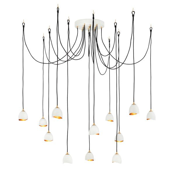 Quintiesse Nula 12 Light Cascade Pendant –  from Amos Lighting + Home