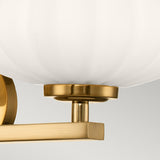 Quintiesse Pim 3 lt Bathroom Wall Light Fox Gold –  from Amos Lighting + Home